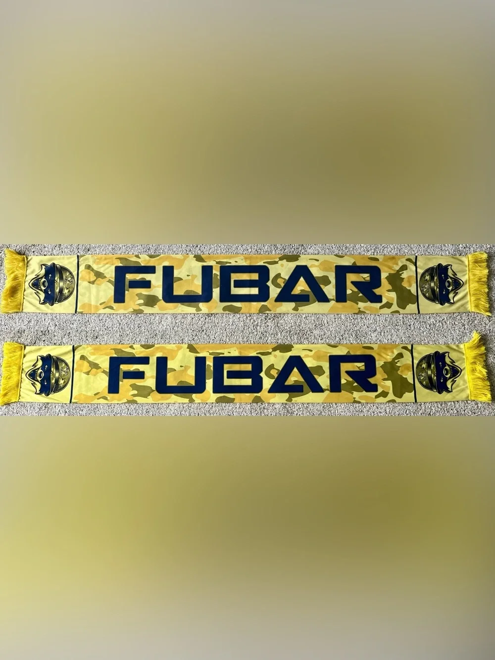 FUBAR (Nashville SC Supporters Military Group) Soccer Scarf